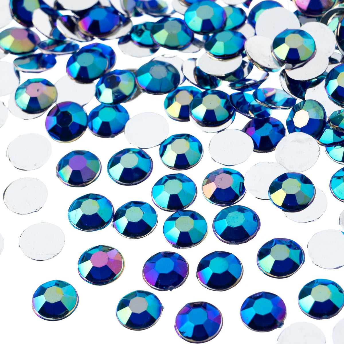 John Bead Craft Bead, 8mm (SS39), Royal Blue AB
