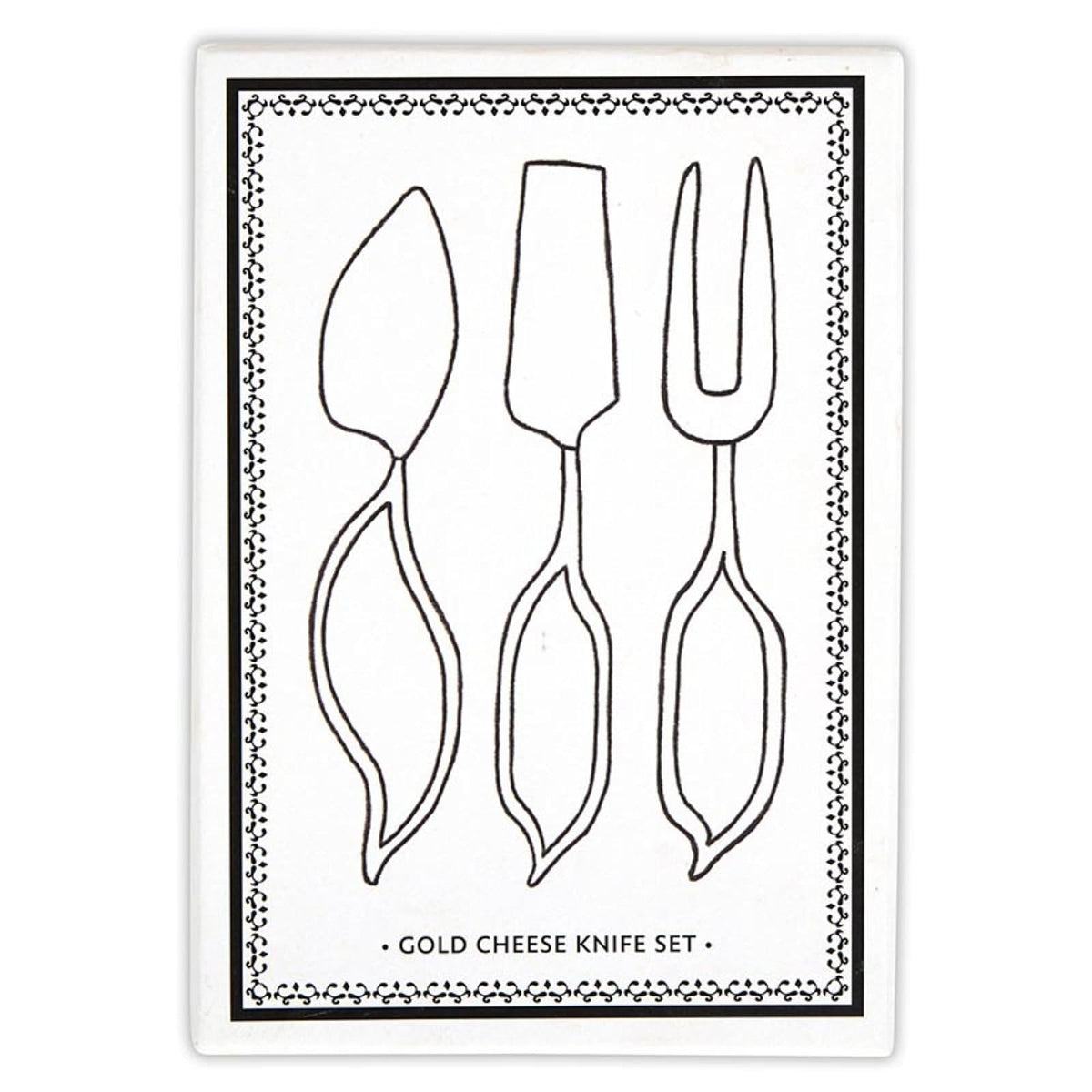Santa Barbara Design Studio Kitchen Knife, 2.5", Gold