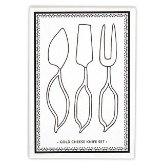 Santa Barbara Design Studio Kitchen Knife, 2.5", Gold