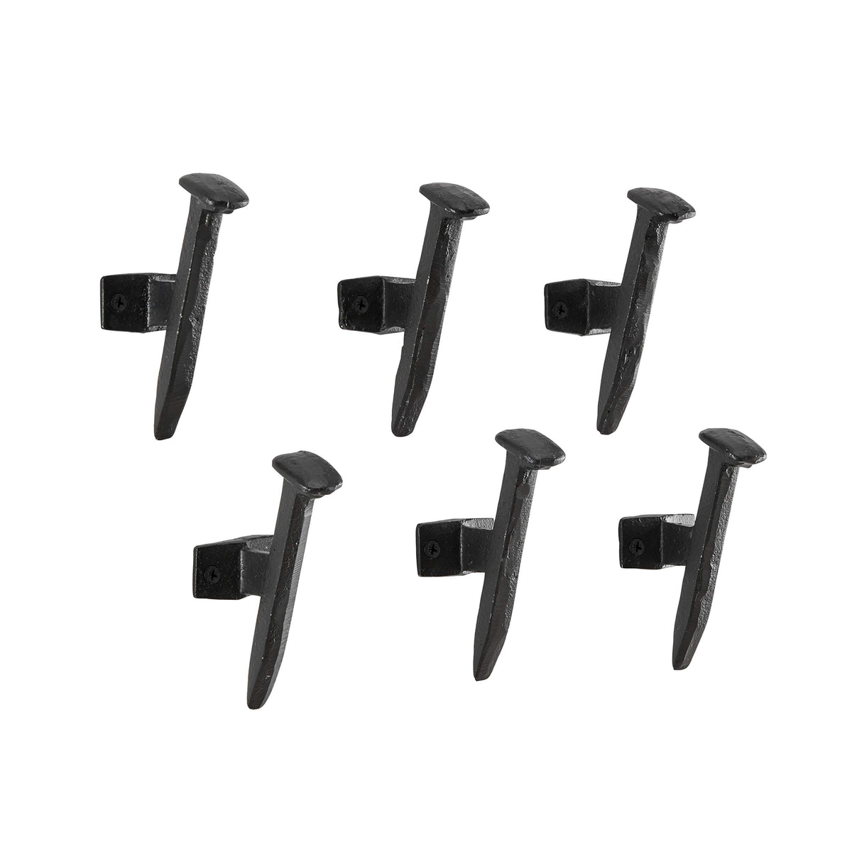 Danya B Storage Hook, Black, Industrial