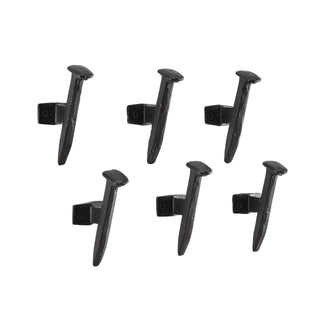 Danya B Storage Hook, Black, Industrial