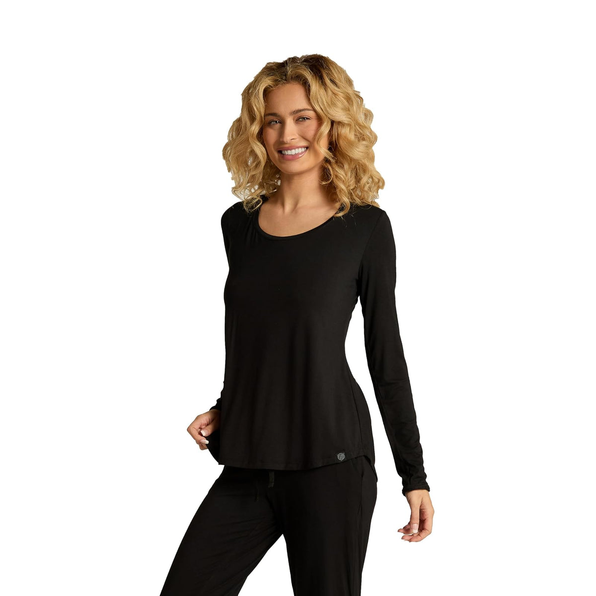 Faceplant Dreams Bamboo Long Sleeve Shirt: Black: Medium