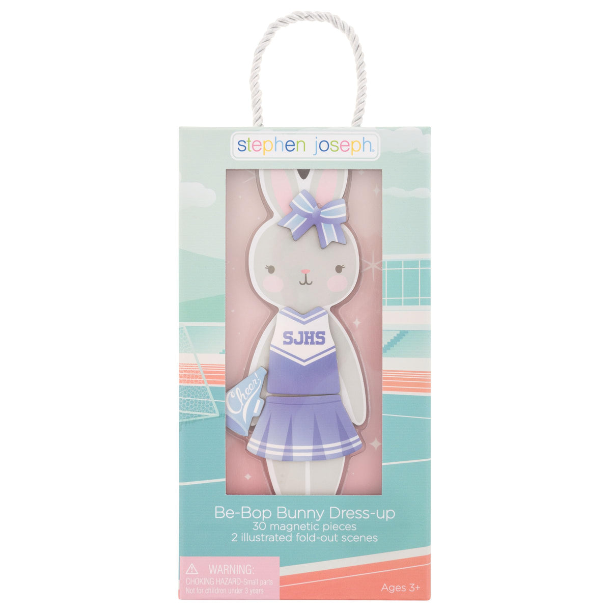 Stephen Joseph Magnetic Dress Up Doll for Kids, Bunny Pretend Play Set