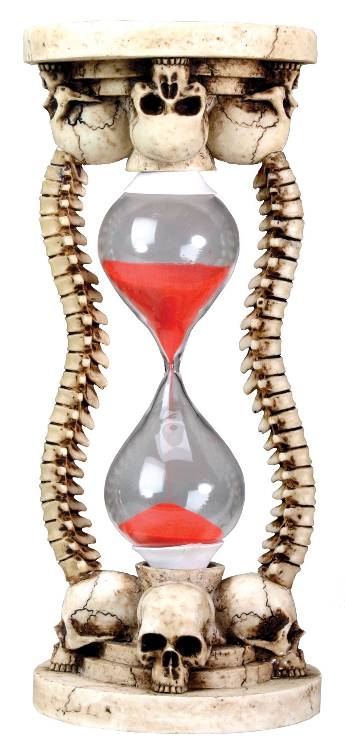 Pacific Trading Skull Sand Timer Collectible Figurine
