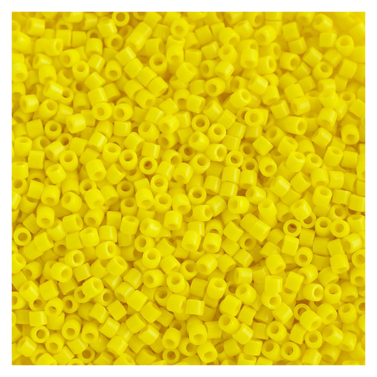 John Bead Craft Bead, 10/0, YELLOW