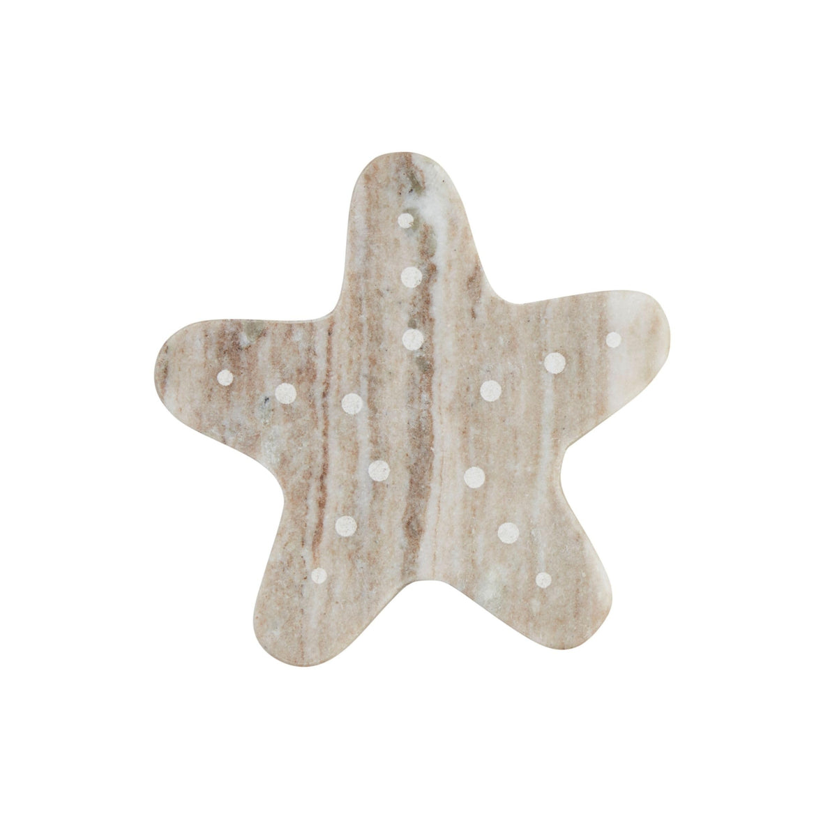 Mud Pie Cutting Board, 7 1/4" x 7", Starfish