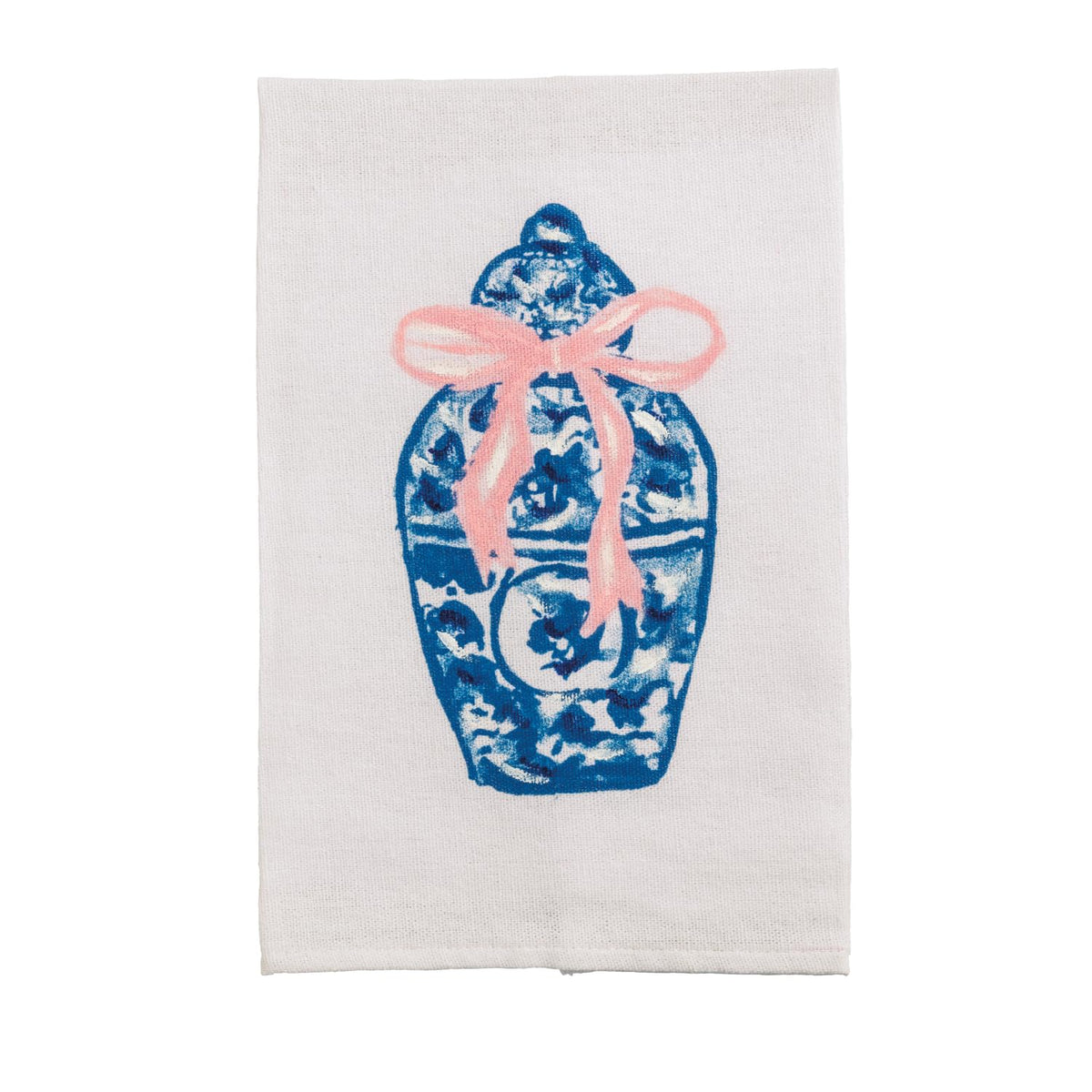 Mud Pie Towel, 21" x 14", Blue Jinger Jar