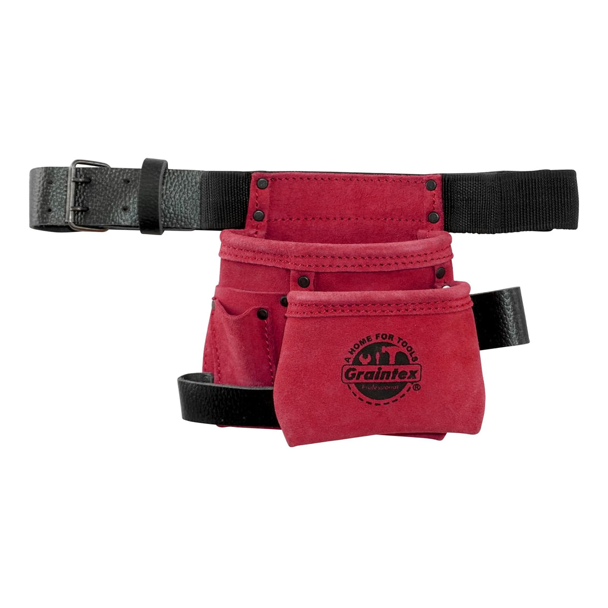Graintex Tool Belt, One Size, Burgundy