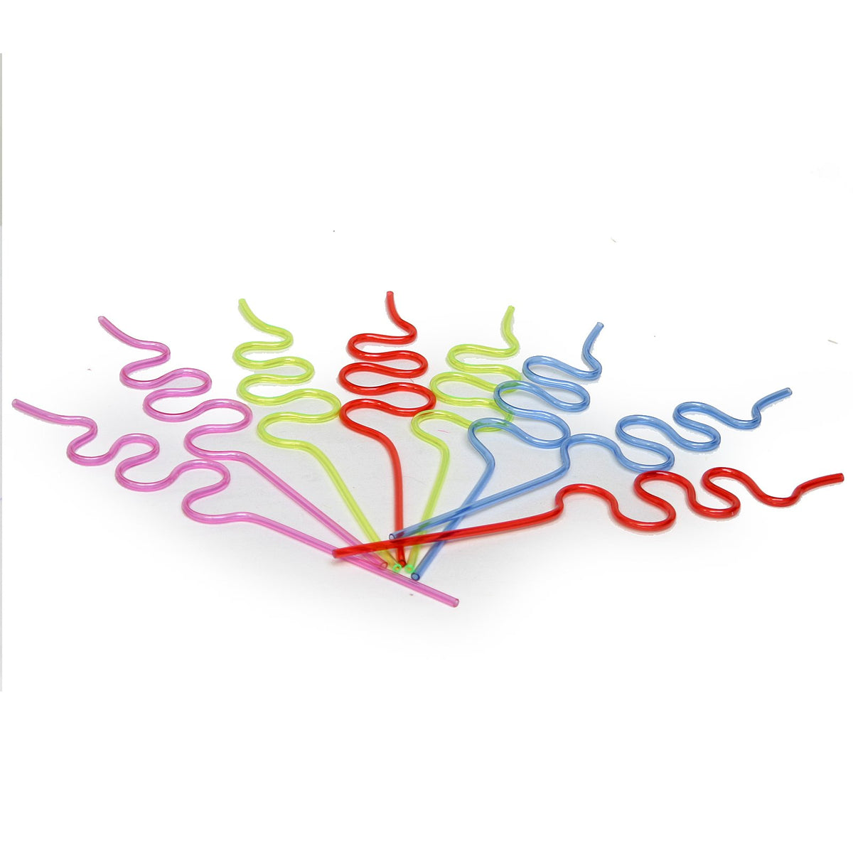 Unique Drinking Straw, 7.5", Assorted Colors