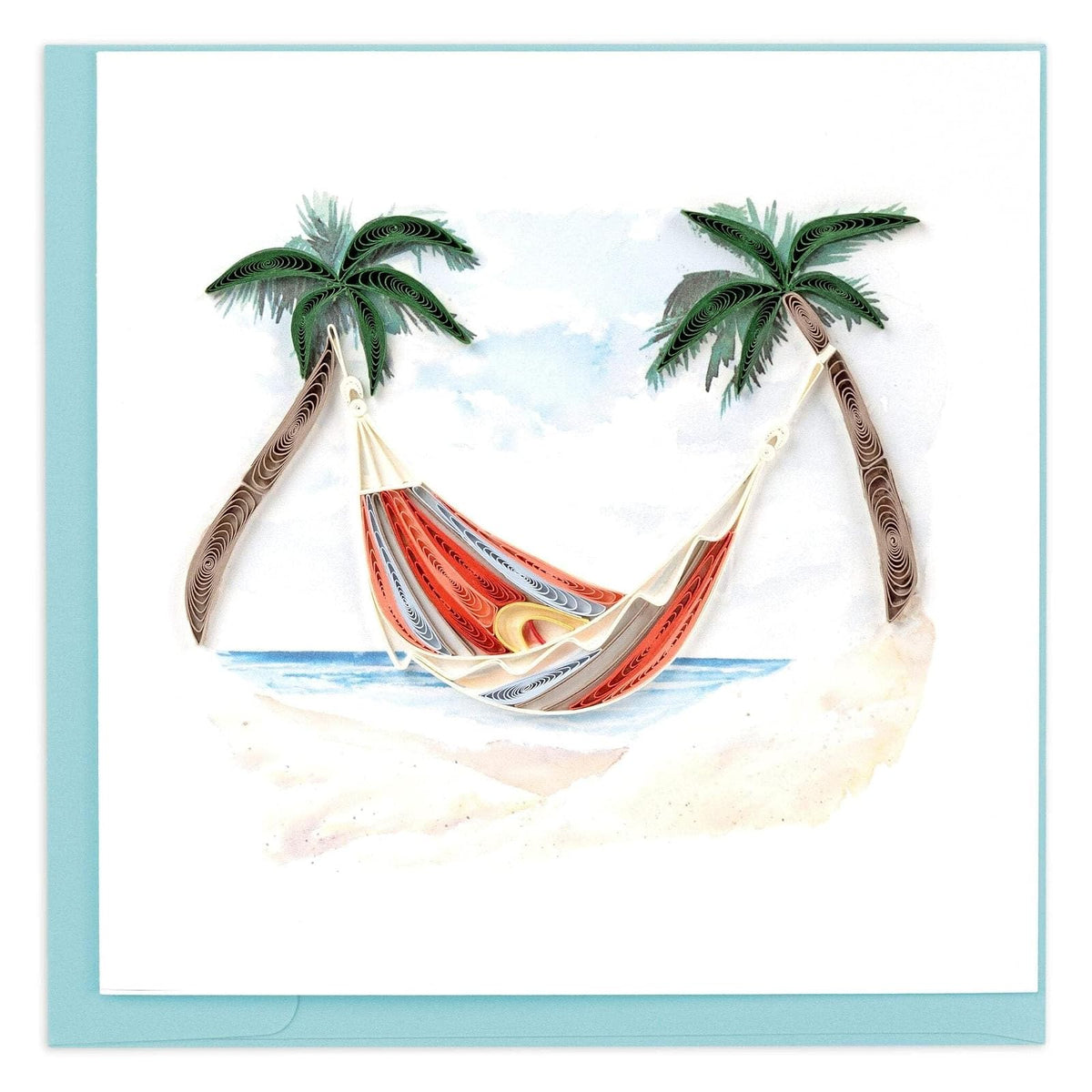 Quilling Card Greeting Card, 6x6 Inches, Multi