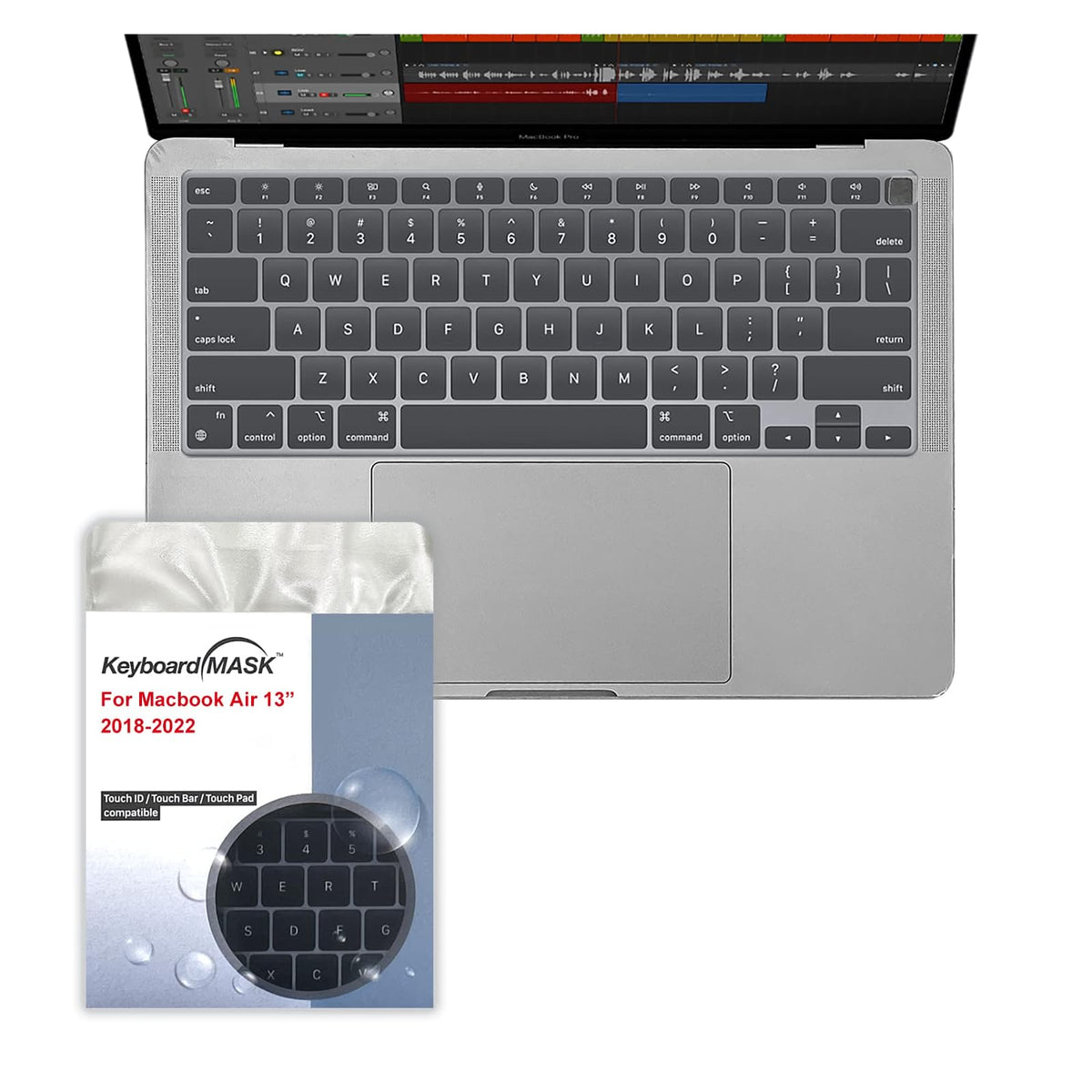 Green Onions Supply Electronic Device Skin, Macbook Air 13" 2018-2020, Green