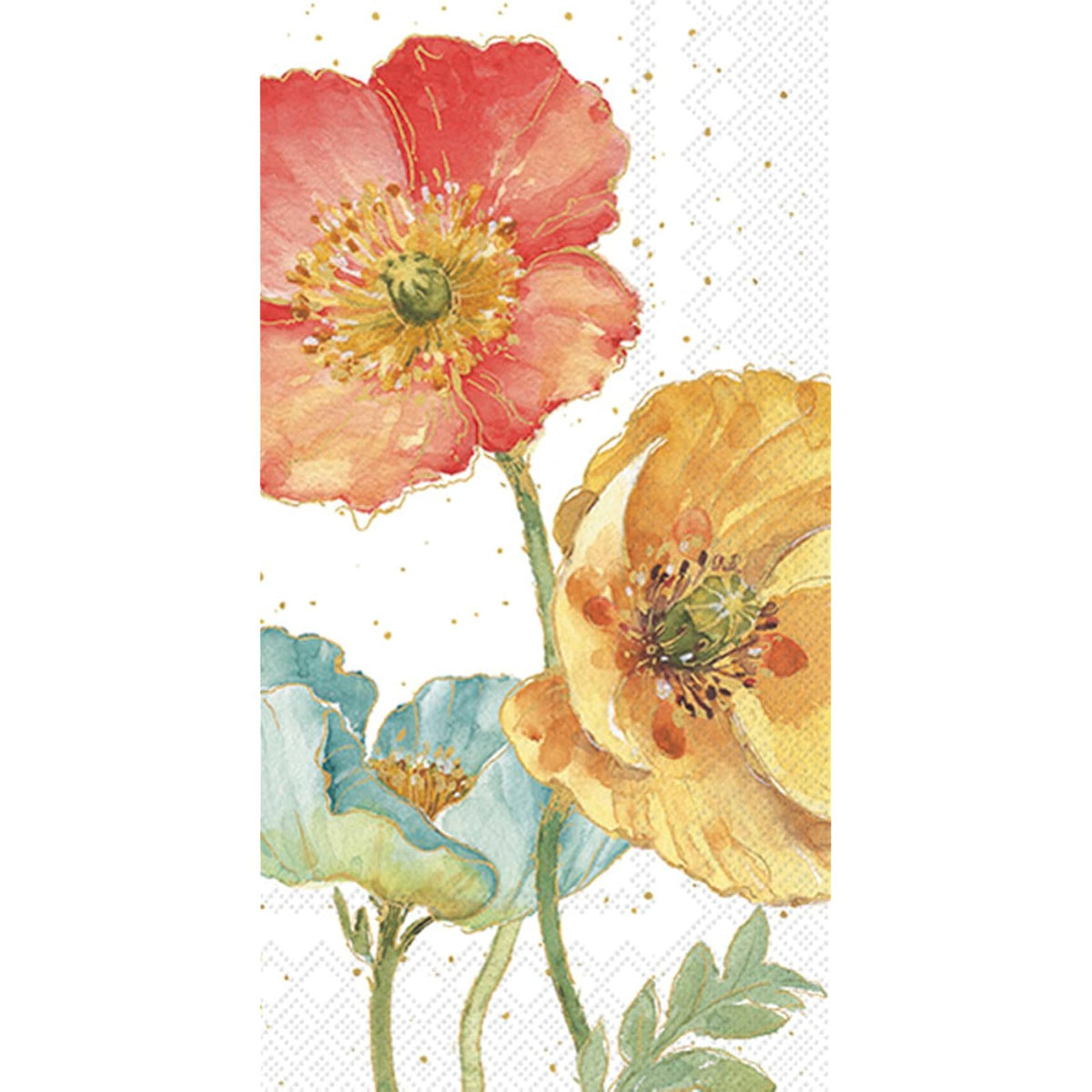 ihr SINCE 1977 Disposable Napkin, 8.25" x 4.5", Spring Softies (Cream)