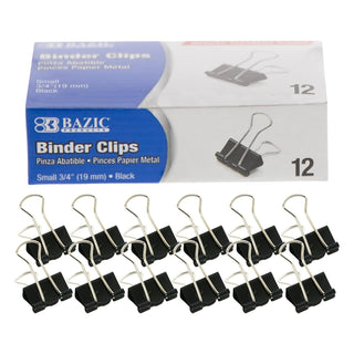 BAZIC PRODUCTS Paper Clip Clamp, 1-Pack, Black (12-count)