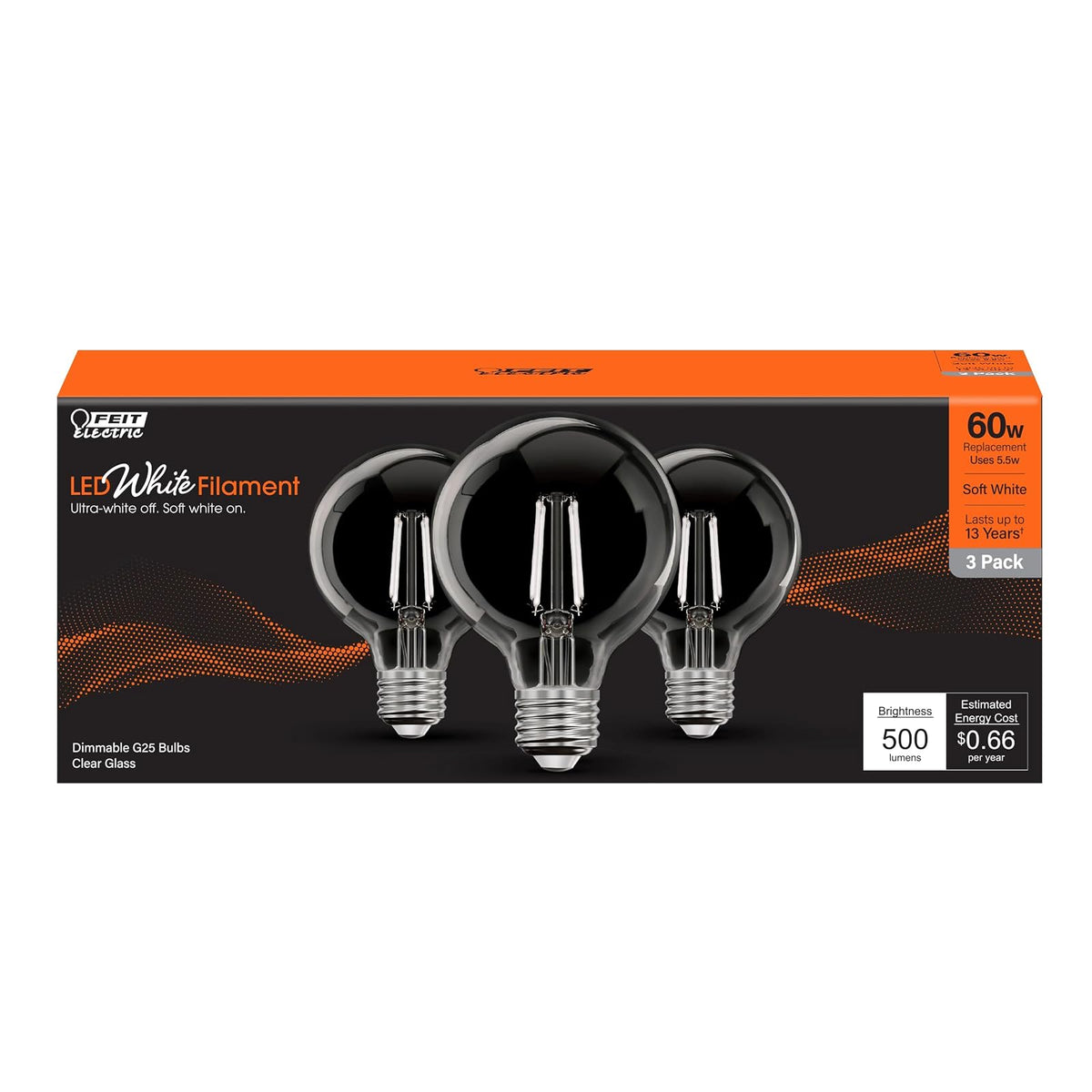 Feit Electric Light Bulb, One Size, 2700k Soft White