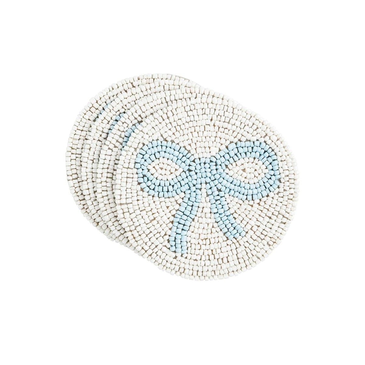 Mud Pie Drink Coaster, 4" dia, Blue