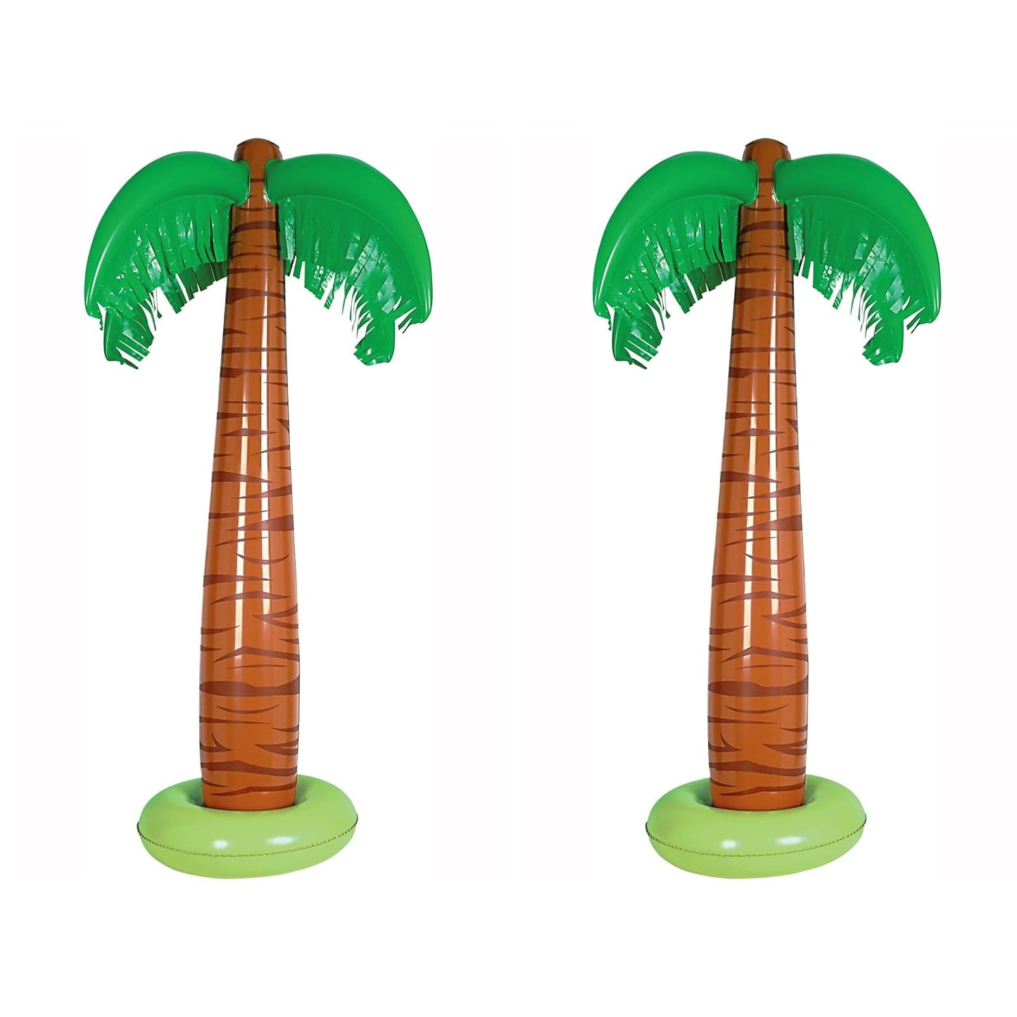 Beistle Inflatable Palm Trees 2 Piece, Green/Brown