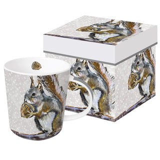 ppd Coffee Mug Squirrel with Gift Box, Animal Mug Gift Set