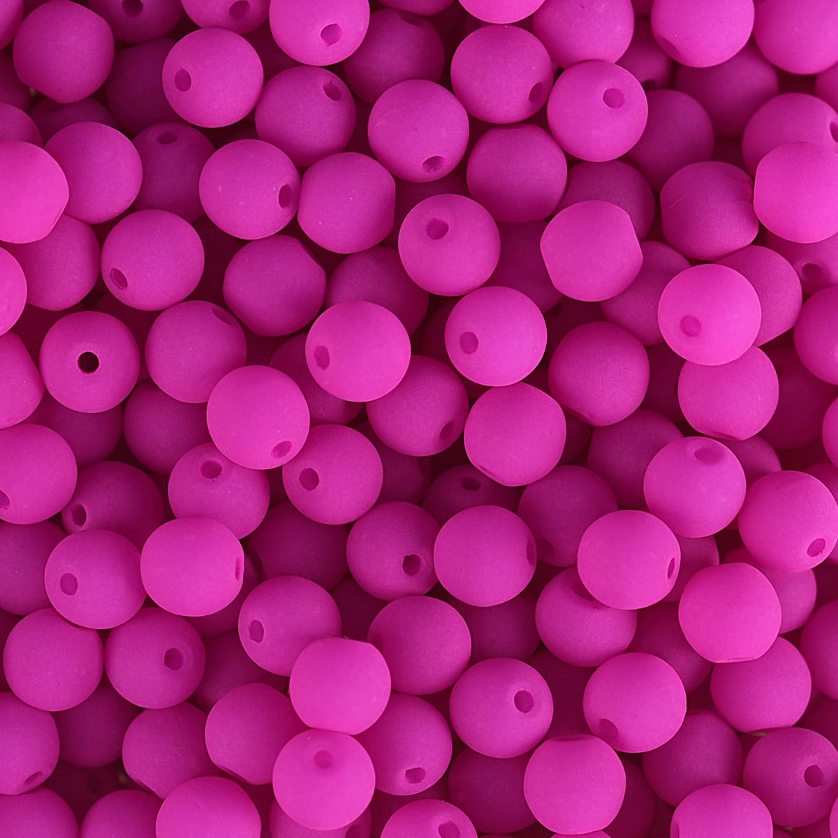 John Bead Craft Bead, 6mm, Fuchsia