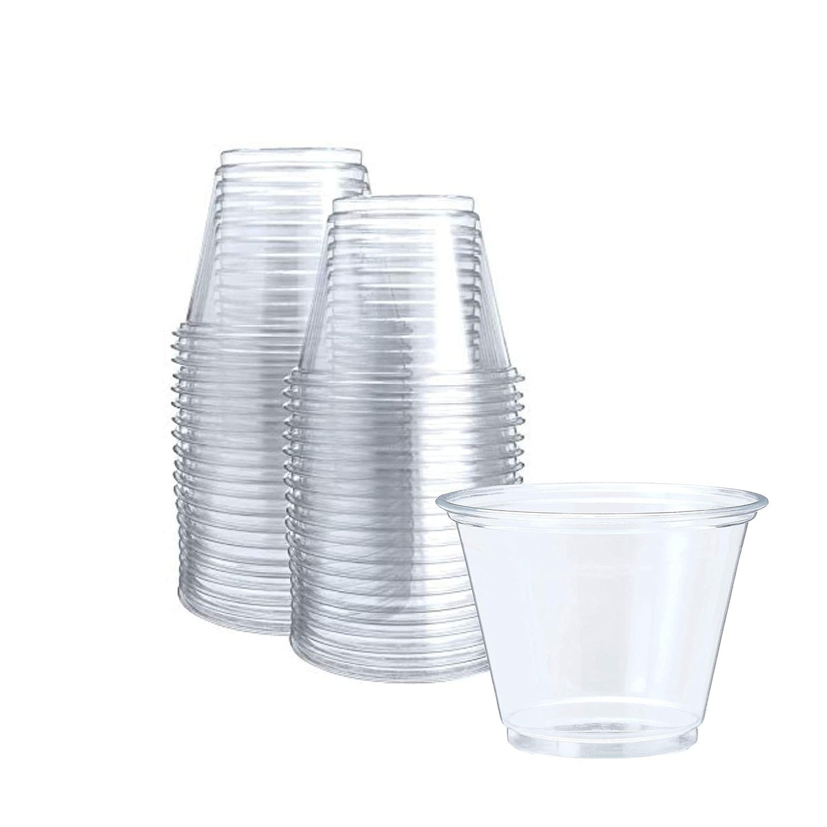 DHG Professional 9oz Crystal Clear PET Plastic Cups (Case of 1000) (9oz)