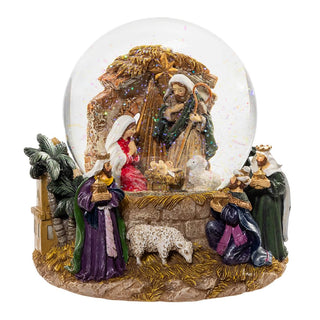 Kurt S. Adler Snow Globe, 4.7 Inch, Multicolor