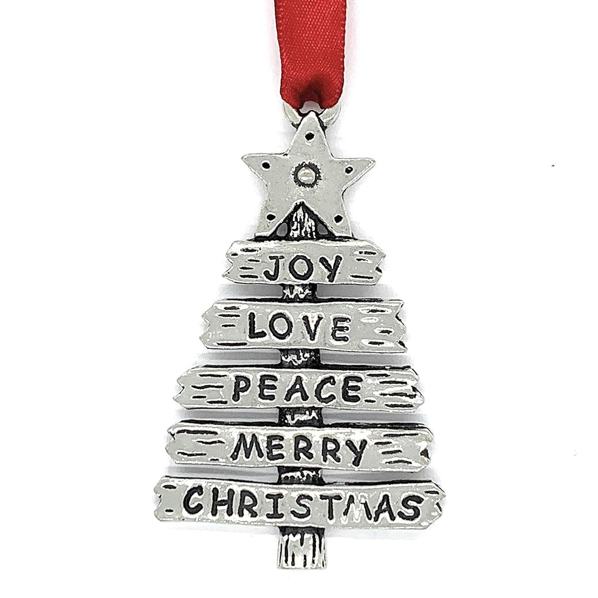 Basic Spirit Hanging Ornament, 1.75 x 2.5, Red