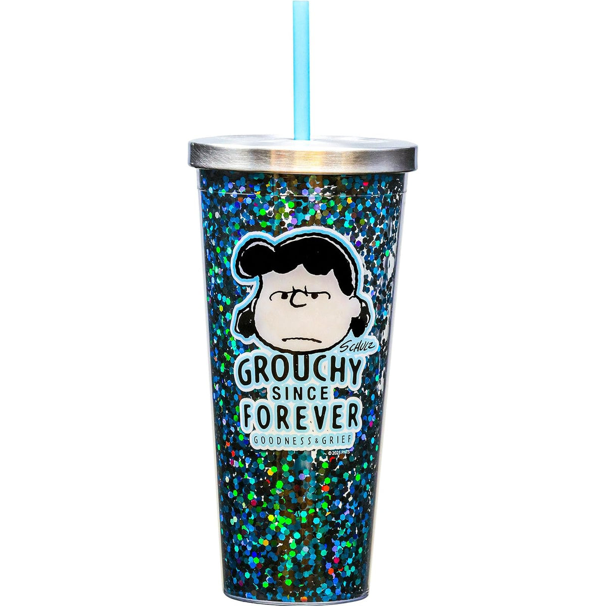 Spoontiques Drinking Cup, 20 Ounces, Peanuts Grouchy