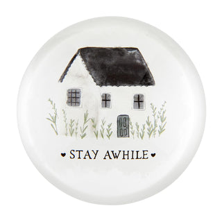 Creative Brands Home, 3-Inch Diameter, Stay Awhile