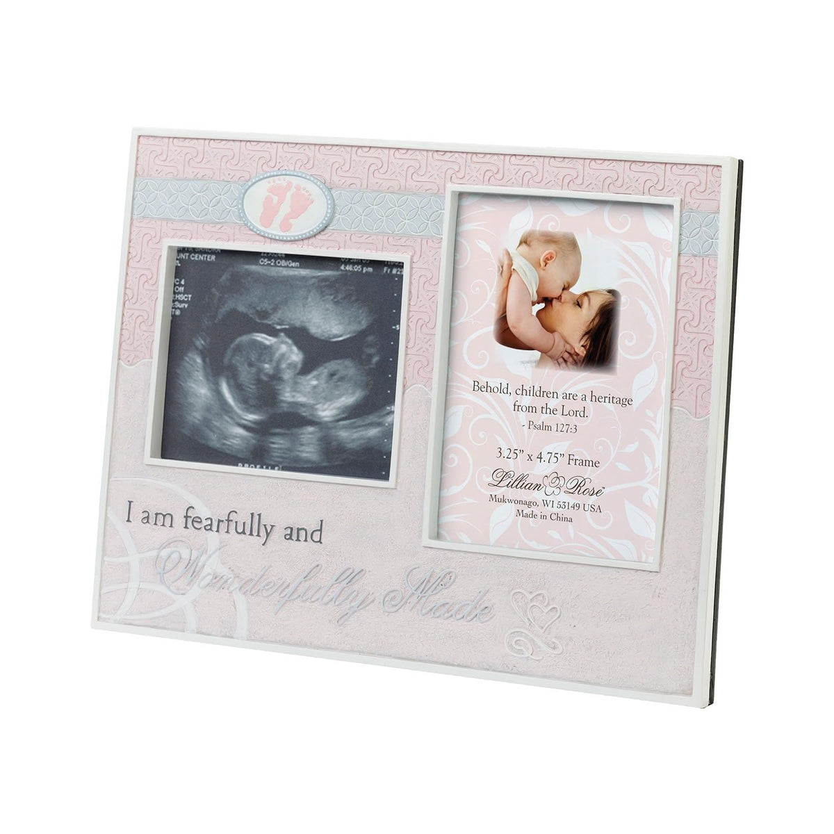 Lillian Rose Picture Frame, 9" x 7", Pink