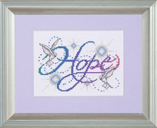 Design Works Crafts Tobin DW9796 14 Count Hope Counted Cross Stitch Kit, 5 by 7-Inch