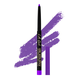 L.A. Girl Line With Envy Retractable Long Wear Eyeliner, Passionate Purple GP57
