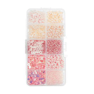 John Bead Craft Bead, 81 g, Pink Palette