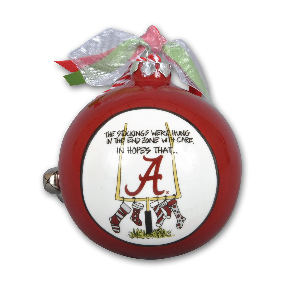 Magnolia Lane Hanging Ornament, 3.5-inch Diameter, Red
