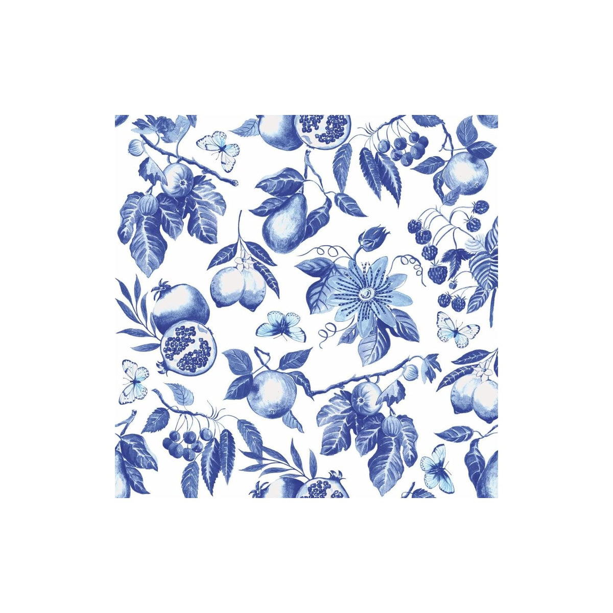 Paperproducts Design Disposable Napkin, 5" x 5", Blue