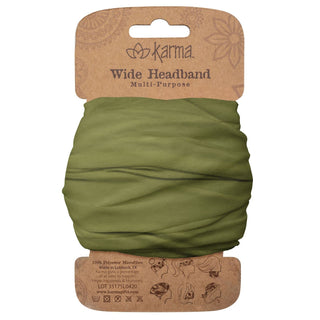Karma Hairband, 1 Count (Pack of 1), Olive
