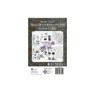 PRIMA MARKETING INC Art Media Paper, 7.08 x 5.5 x 0.35 inches, Art Daily Velum P
