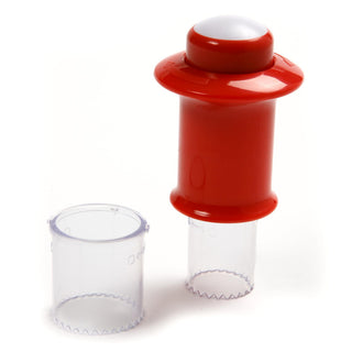 Norpro Core Pit Remover, 4.5" x 2.25", Red