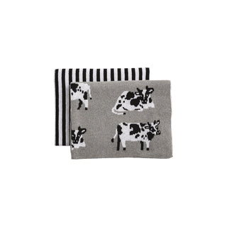 Mud Pie Towel, 26" x 16", Grey Sheep