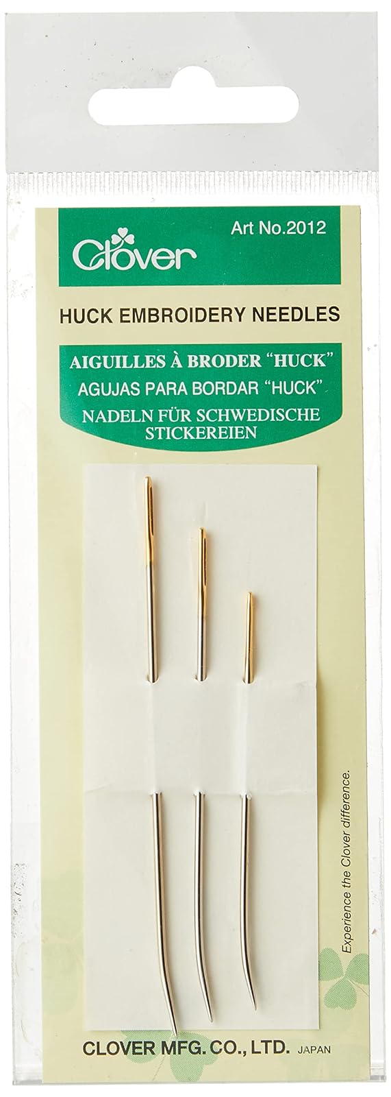 CLOVER 2012 Huck Embroidery Needles