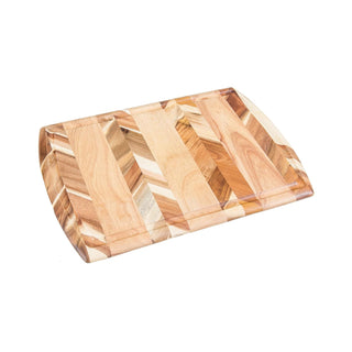 Lipper International Cutting Board, 12"L x 18"W, Acacia and Rubberwood