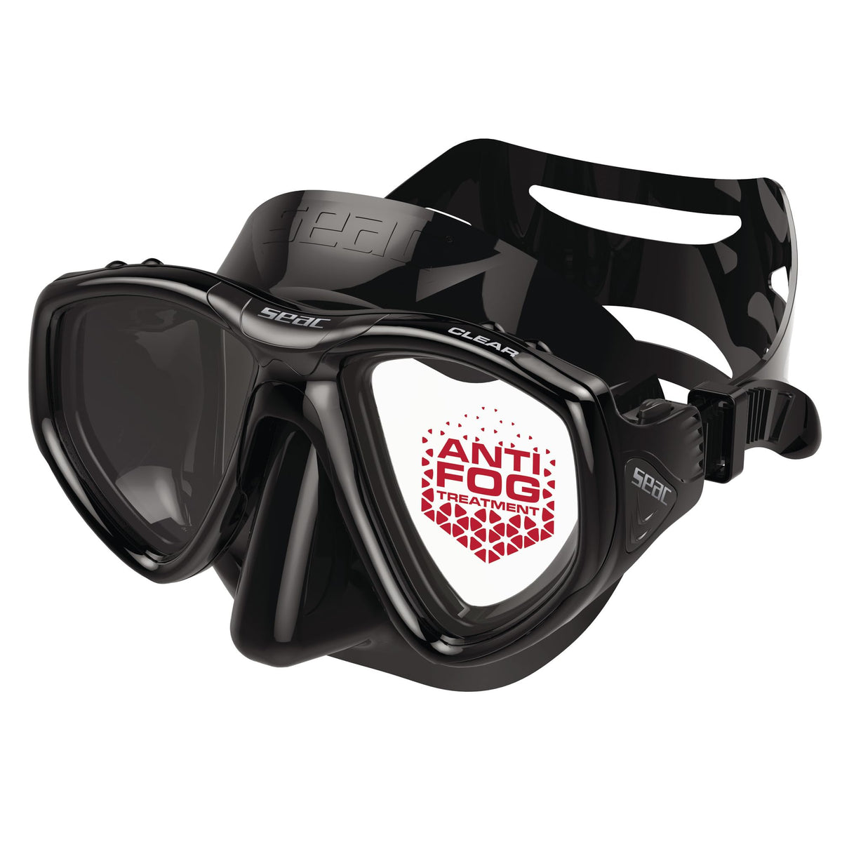 SEAC Dive Mask, One Size, Black