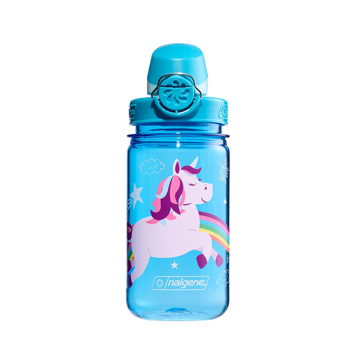 Nalgene Bottle, 12 Ounces, Blue Unicorn
