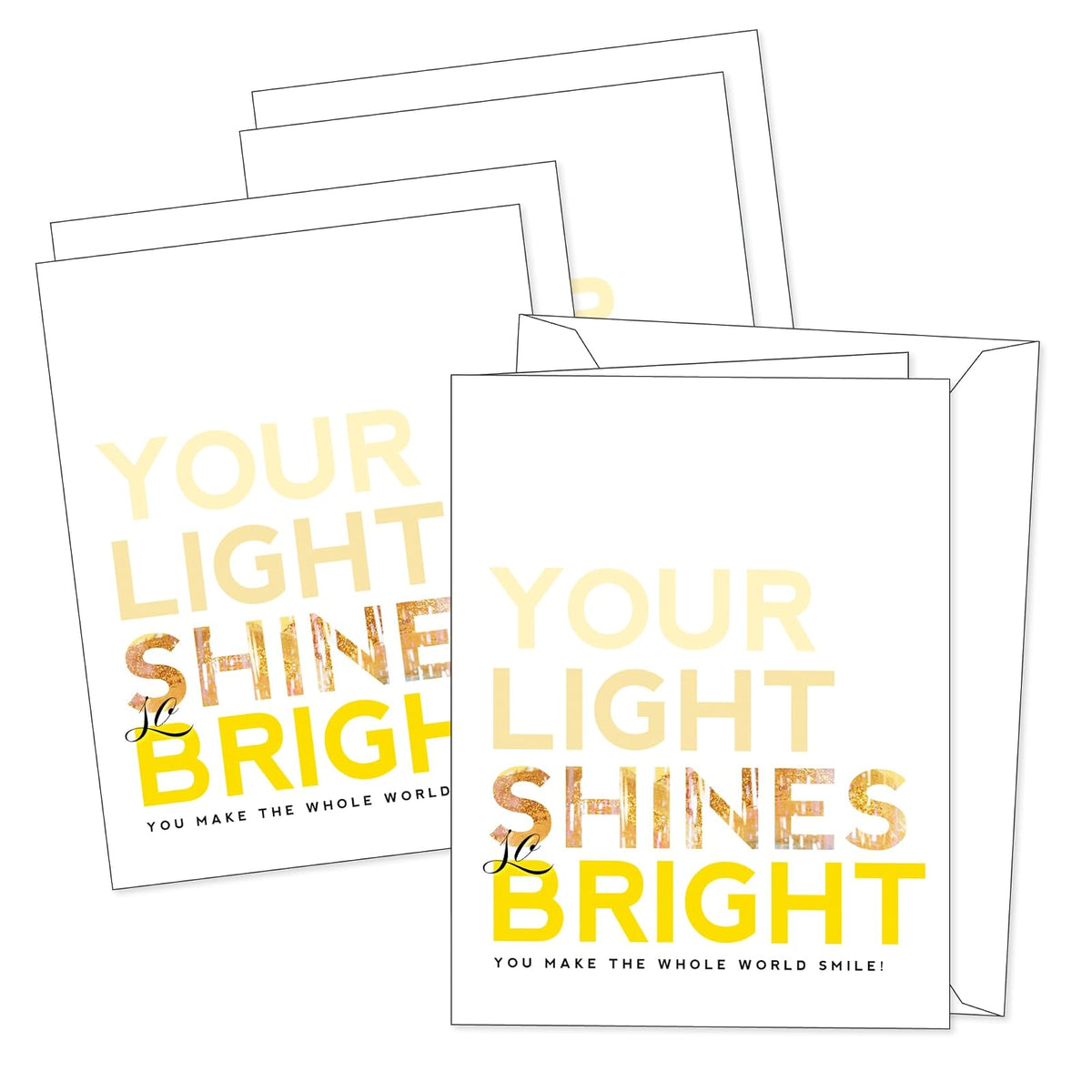 SHADE TREE GREETINGS Greeting Card, 4.25 x 5.5 Inch, Shine Bright