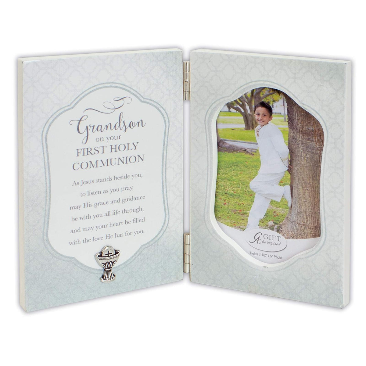 Cathedral Art Picture Frame, 5" x 7", Grandson Communion