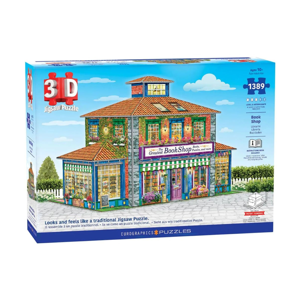 EuroGraphics Puzzles, 1389 pieces, Multicolor