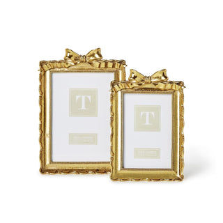 Two's Company Picture Frame, 4" x 6" and 5" x 7", Gold