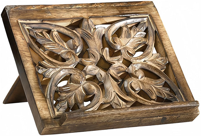 Creative Brands Ornate Wood Carved Bible/Missal Stand