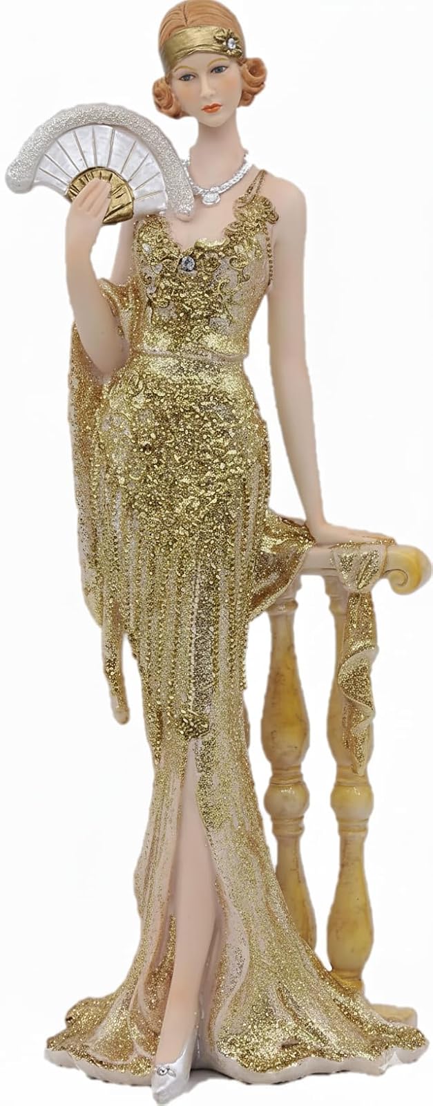 Comfy Hour 13 Inch Victorian Lady Figurine, Roaring 20s Decor