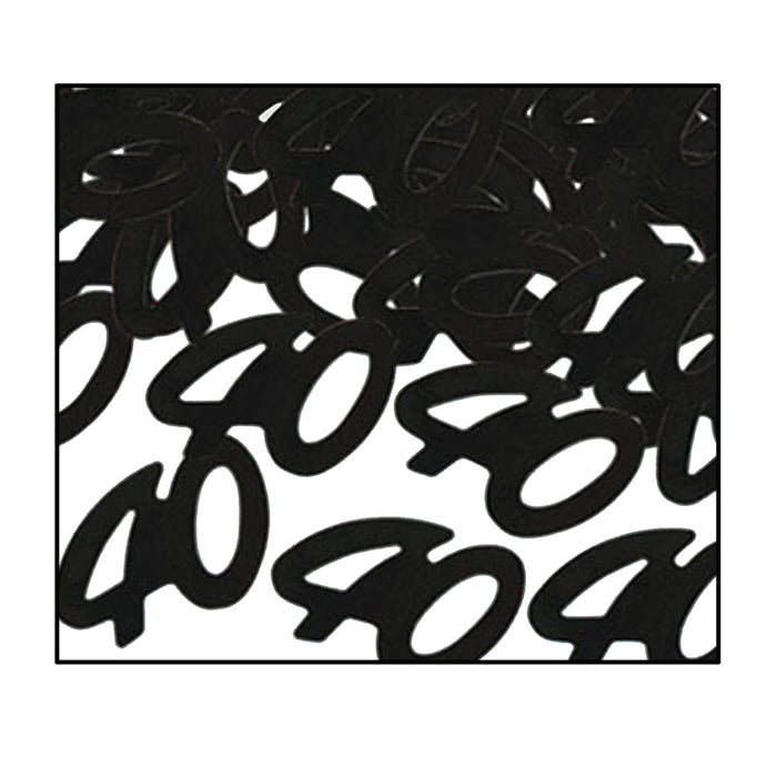 Beistle Confetti, Standard Size, Black