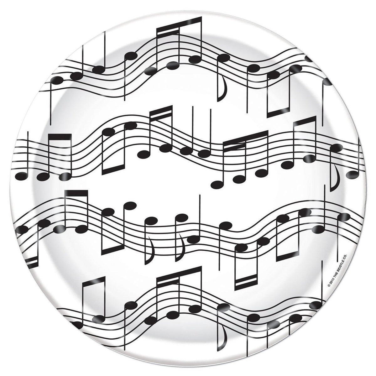 Beistle Musical Note Plates (8/Pkg)
