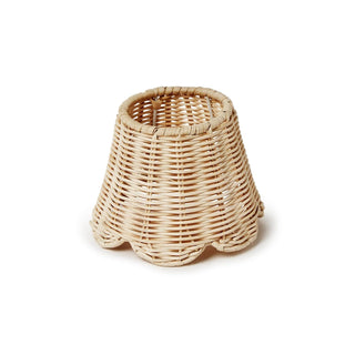 Two's Company Lampshade, 4.25” H x 5.5” Diameter, Beige
